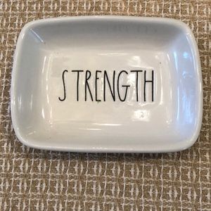 Rae Dunn STRENGTH dish